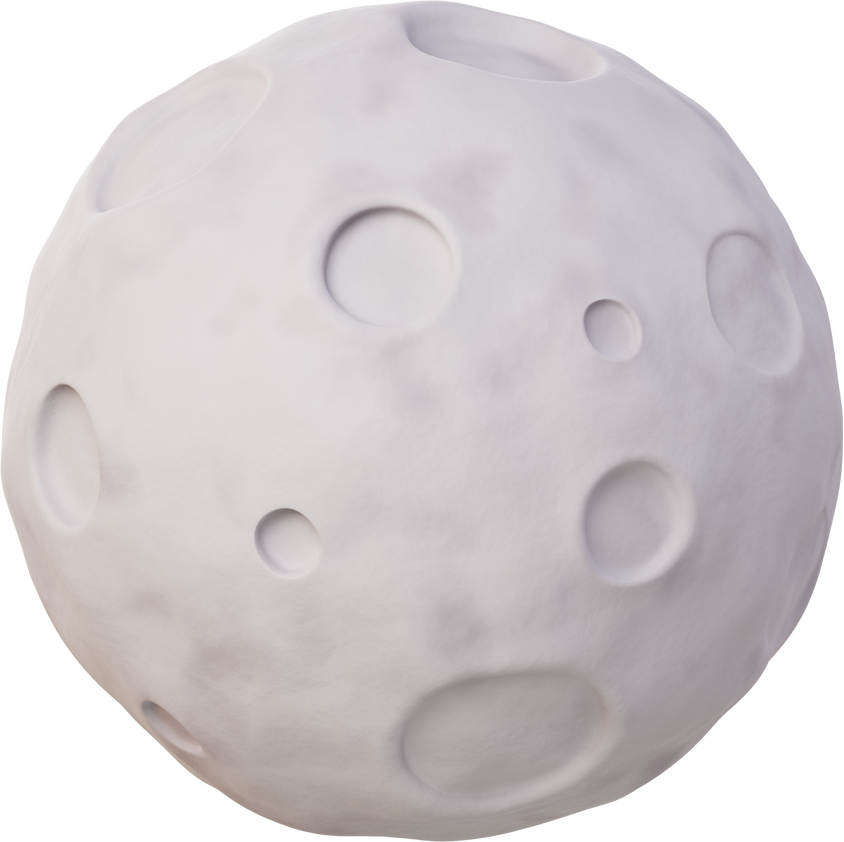 Full Moon 3d Icon